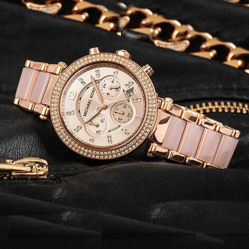 Michael kors blush watch best sale